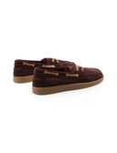 Boat shoes scamosciata da donna