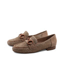 Mocassino vegan con morsetto da donna