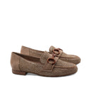 Mocassino vegan con morsetto da donna