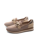 Mocassino vegan con catena da donna