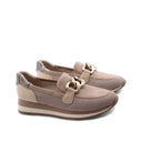 Mocassino vegan con catena da donna
