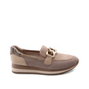 Mocassino vegan con catena da donna