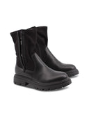 Combat boot con calzino da donna