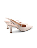 Décolleté gioiello slingback con strass