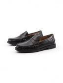 Mocassino penny loafers in pelle uomo