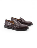 Mocassino penny loafers in pelle uomo
