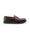 Mocassino penny loafers in pelle uomo