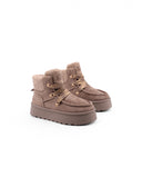 Stivaletto invernale con suola platform