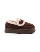 Platform slippers con morsetto da donna