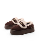 Platform slippers con morsetto da donna
