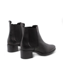 Chelsea nero a punta con tacco da donna