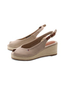 Sandali espadrillas con zeppa da donna