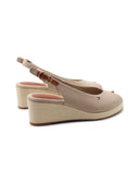 Sandali espadrillas con zeppa da donna