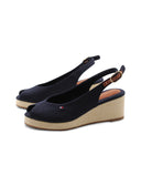Sandali espadrillas con zeppa da donna