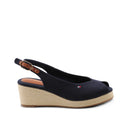Sandali espadrillas con zeppa da donna