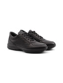Scarpa nera in pelle da uomo
