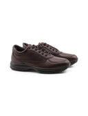 Scarpa marrone in pelle da uomo