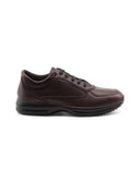 Scarpa marrone in pelle da uomo
