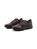 Scarpa marrone in pelle da uomo