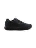 Sneaker blu in pelle da uomo
