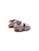 Sandalo primi passi con glitter bimba