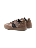 Sneaker donna con inserti animalier