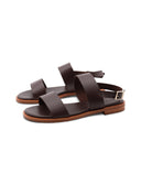 Sandalo in vera pelle da donna