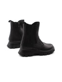 Stivaletto nero in pelle da bimba