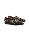 Mocassino da donna in tessuto jacquard