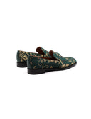 Mocassino da donna in tessuto jacquard