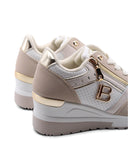 Sneaker con zeppa da donna