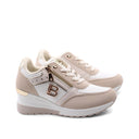 Sneaker con zeppa da donna