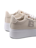 Sneaker platform gioiello da donna