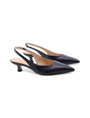Décolleté slingback kitten heel donna