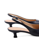 Décolleté slingback kitten heel donna
