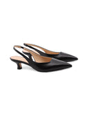 Décolleté slingback kitten heel donna
