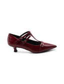 Décolleté kitten heel in vernice donna