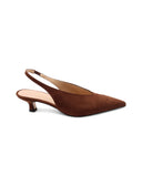 Décolleté slingback kitten heels donna
