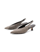 Décolleté kitten heels a mandorla donna