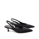 Décolleté slingback kitten heel donna