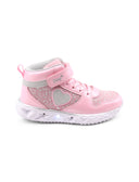 Sneaker alta con luci da bimba