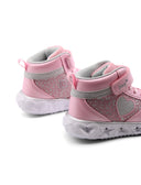 Sneaker alta con luci da bimba