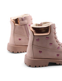 Anfibio rosa con cuori da bimba