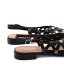 Ballerina slingback con borchie donna