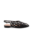 Ballerina slingback con borchie donna