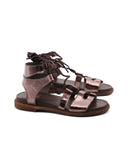 Sandalo alla schiava in pelle da donna