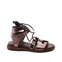 Sandalo alla schiava in pelle da donna