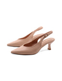 Décolleté slingback a punta da donna