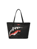 Unfinished shark tote bag borsa donna