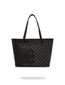 Unfinished shark tote bag borsa donna